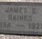 OK, Grove, Olympus Cemetery, Raines, James E. Headstone