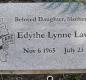 OK, Grove, Olympus Cemetery, Lawson, Edythe Lynne Headstone