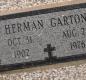 OK, Grove, Olympus Cemetery, Garton, Herman Headstone