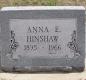 OK, Grove, Olympus Cemetery, Hinshaw, Anna E. Headstone