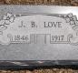 OK, Grove, Olympus Cemetery, Love, J. B. Headstone