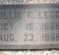 OK, Grove, Olympus Cemetery, Legg, Ollie F. Headstone