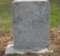 OK, Grove, Olympus Cemetery, Wood, Infant Son Headstone