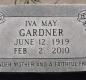 OK, Grove, Olympus Cemetery, Gardner, Iva May Headstone