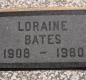 OK, Grove, Olympus Cemetery, Bates, Loraine Headstone