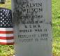 OK, Grove, Olympus Cemetery, Wilson, Calvin Military Headstone