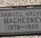 OK, Grove, Olympus Cemetery, Machesney, Samuel Archie Headstone