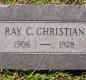 OK, Grove, Olympus Cemetery, Christian, Ray C. Headstone