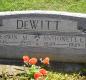 OK, Grove, Olympus Cemetery, DeWitt, Edwin M. & Antionett L. Headstone