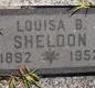 OK, Grove, Olympus Cemetery, Sheldon, Louisa B. Headstone