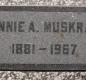 OK, Grove, Olympus Cemetery, Muskrat, Minnie A. Headstone