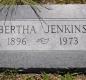 OK, Grove, Olympus Cemetery, Jenkins, Bertha Headstone