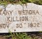 OK, Grove, Olympus Cemetery, Killion, Mary Werona Headstone