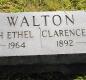 OK, Grove, Olympus Cemetery, Walton, Clarence Austin & Sarah Ethel Headstone