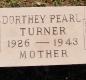 OK, Grove, Olympus Cemetery, Turner, Dorthey Pearl Headstone