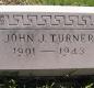 OK, Grove, Olympus Cemetery, Turner, John J. Headstone