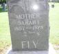 OK, Grove, Olympus Cemetery, Fly, Sarah I. Headstone