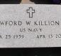 OK, Grove, Olympus Cemetery, Killion, Lawford W. Sr. Military Headstone