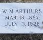 OK, Grove, Olympus Cemetery, Arthurs, W. M. Headstone