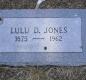 OK, Grove, Olympus Cemetery, Jones, Lulu D. Headstone