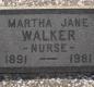 OK, Grove, Olympus Cemetery, Walker, Martha Jane Headstone