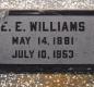 OK, Grove, Olympus Cemetery, Williams, E. E. Headstone