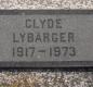 OK, Grove, Olympus Cemetery, Lybarger, Clyde Headstone