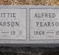 OK, Grove, Olympus Cemetery, Pearson, Alfred M. & Mittie Headstone