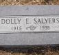 OK, Grove, Olympus Cemetery, Salyers, Dolly E. Headstone