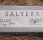 OK, Grove, Olympus Cemetery, Salyers, Andrew C. & Ellen Headstone