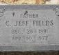 OK, Grove, Olympus Cemetery, Fields, C. Jeff Headstone