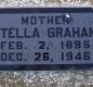 OK, Grove, Olympus Cemetery, Graham, Stella Headstone