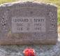 OK, Grove, Olympus Cemetery, Dewey, Leonard I. Headstone