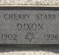 OK, Grove, Olympus Cemetery, Dixon, Cherry Starr Headstone