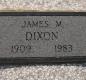OK, Grove, Olympus Cemetery, Dixon, James M. Headstone