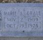 OK, Grove, Olympus Cemetery, Graue, Marie A. Headstone