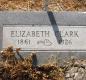 OK, Grove, Olympus Cemetery, Clark, Elizabeth Headstone