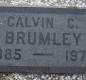 OK, Grove, Olympus Cemetery, Brumley, Calvin C. Headstone