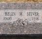 OK, Grove, Olympus Cemetery, Stiver, Helen M. Headstone