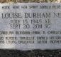 OK, Grove, Olympus Cemetery, Ness, R. Louise (Durham) Headstone