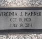 OK, Grove, Olympus Cemetery, Hahner, Virginia J. Headstone