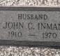 OK, Grove, Olympus Cemetery, Inman, John C. Headstone