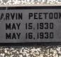 OK, Grove, Olympus Cemetery, Peetoom, Marvin Headstone