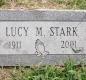 OK, Grove, Olympus Cemetery, Stark, Lucy M. Headstone