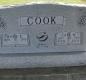 OK, Grove, Olympus Cemetery, Cook, Carl H. & Marie E. Headstone