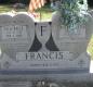OK, Grove, Olympus Cemetery, Francis, Ralph Dexter & Ella Belle (Markle) Headstone
