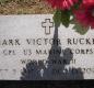 OK, Grove, Olympus Cemetery, Ruckel, Mark Victor Military Headstone