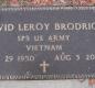 OK, Grove, Olympus Cemetery, Brodrick, David Leroy Military Headstone