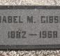 OK, Grove, Olympus Cemetery, Headstone, Gibson, Mabel M.
