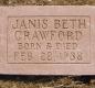 OK, Grove, Olympus Cemetery, Headstone, Crawford, Janis Beth